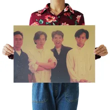 [A950] Kui 06 Ностальгический ретро плакат из крафт-бумаги экран для помещений кафе декоративная живопись