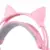Girl Pink Gaming Headset 7.1 Surround-Sound G951 Cat Ear Stereo Noise Cancelling Head Phone Vibration LED USB Гарнитуры для SOMIC
