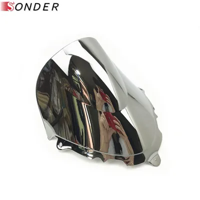 Лобовое стекло для Suzuki Катана GSX 600F 750F 600 750 F GSX600F GSX750F 1998-2008 1999 2000 2001 2004 2005 2006 2007 - Цвет: Chrome