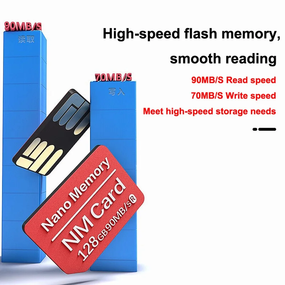 128 ГБ нм карты Nano карта памяти 90 МБ/с. для huawei Mate20/P30 мобильный телефон компьютер двойного назначения USB3.0 высокое Скорость TF нм-кард-ридер