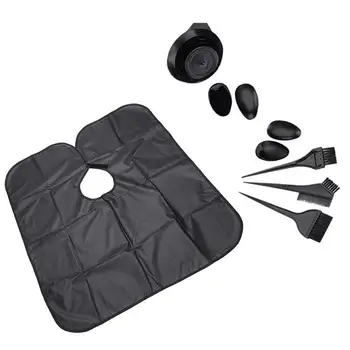 

1 Set Hair Coloring Tool Kit DIY Dyeing Tool Set Hair Coloring Wrap Gown Hair Color Mixing Bowl Dyeing Brush For Home Salon Shop