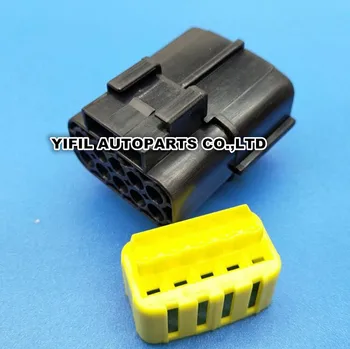 

100pcs/lot 10 Pin/Way Male TYCO/AMP Econoseal J Series Waterproof Auto Connector Plug 174657-2/174658-7