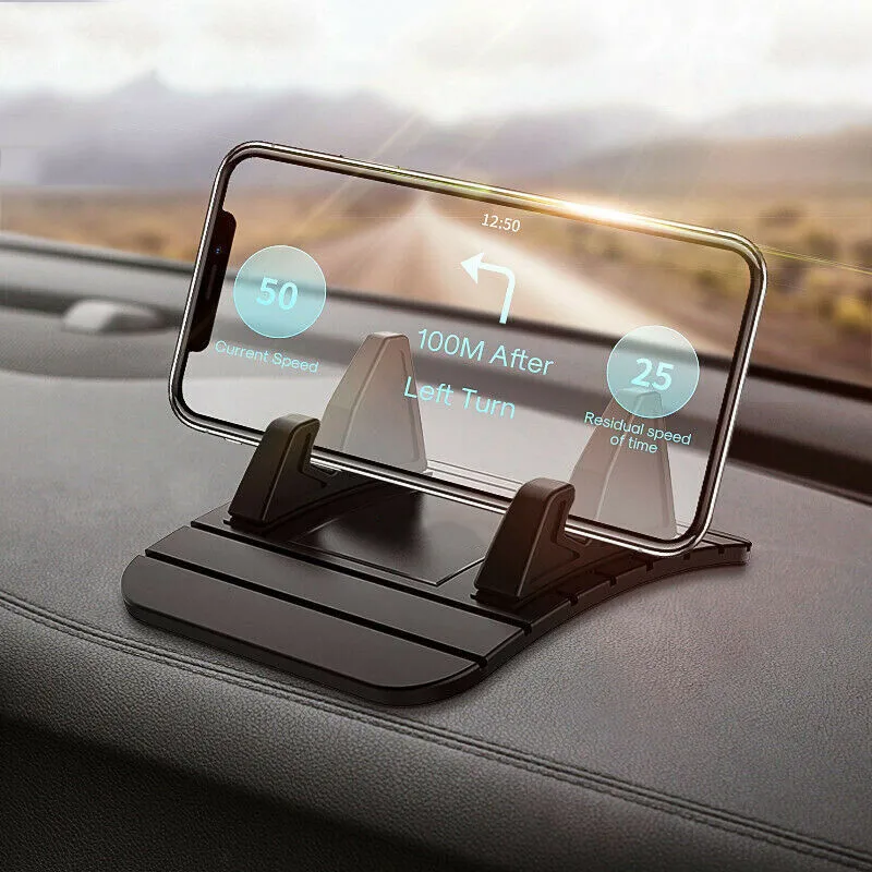 

GPS Support Desktop Stand Bracket Auto Accessories Car Decor Soft Silicone Phone Holder Anti Slip Mat Pad Automobiles Dashboard