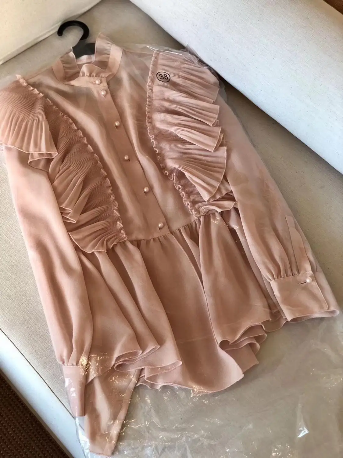 AH10545, модные женские блузки и рубашки,, Подиумные, Роскошные, известный бренд, Европейский дизайн, вечерние, стильная женская одежда