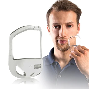 

New 5Pcs/Set Men Goatee Shaping Template Beard Styling Shaving Kit Beard Shaper Outliner Tool Special Gift for Husband