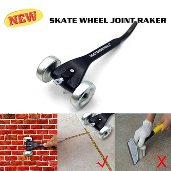 

Beauty Seam Tool Scroll Wheel Wall Tile Brick Trimming Machine Crack Cleaning Scraper Tool Skate Wheel Joint Raker Wall Supplies