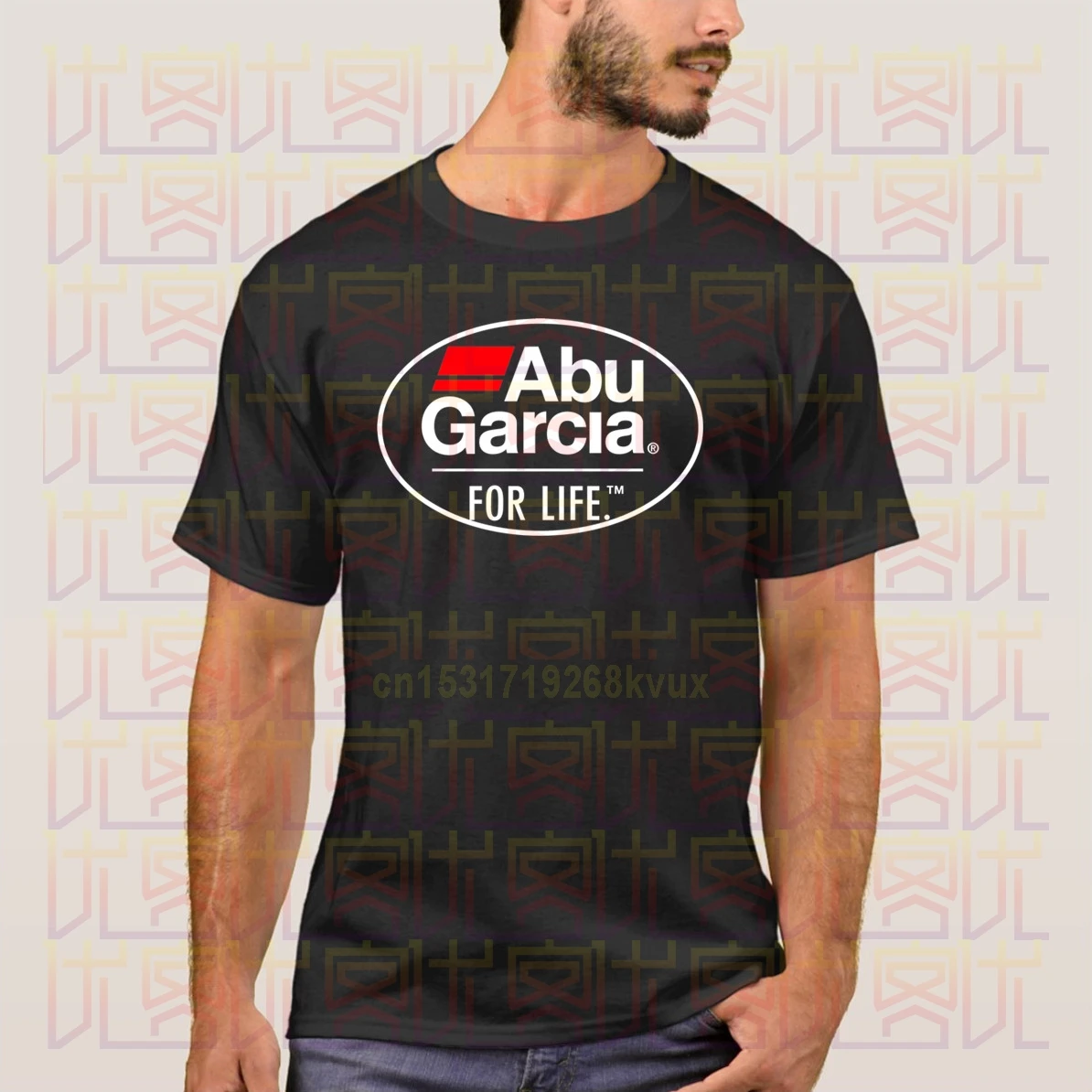 Футболка Abu Garcia For Life Classics с логотипом черная новинка 2020 летний мужской телефон
