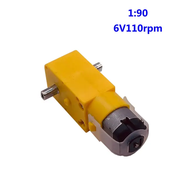 Dc3V-6V Dc Gear Motor Tt 1: 48/1: 90 Erős Mágneses 2 Kerék Négykerék-Meghajtó Intelligens Autó Robot Gumi - Image 4