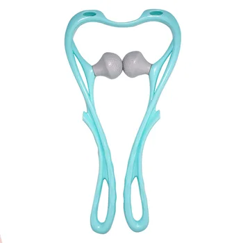 

Cervical Massager Pressure Therapy Multi-function U-shaped Neck Massager Plastic Manual Relieve Neck Pain