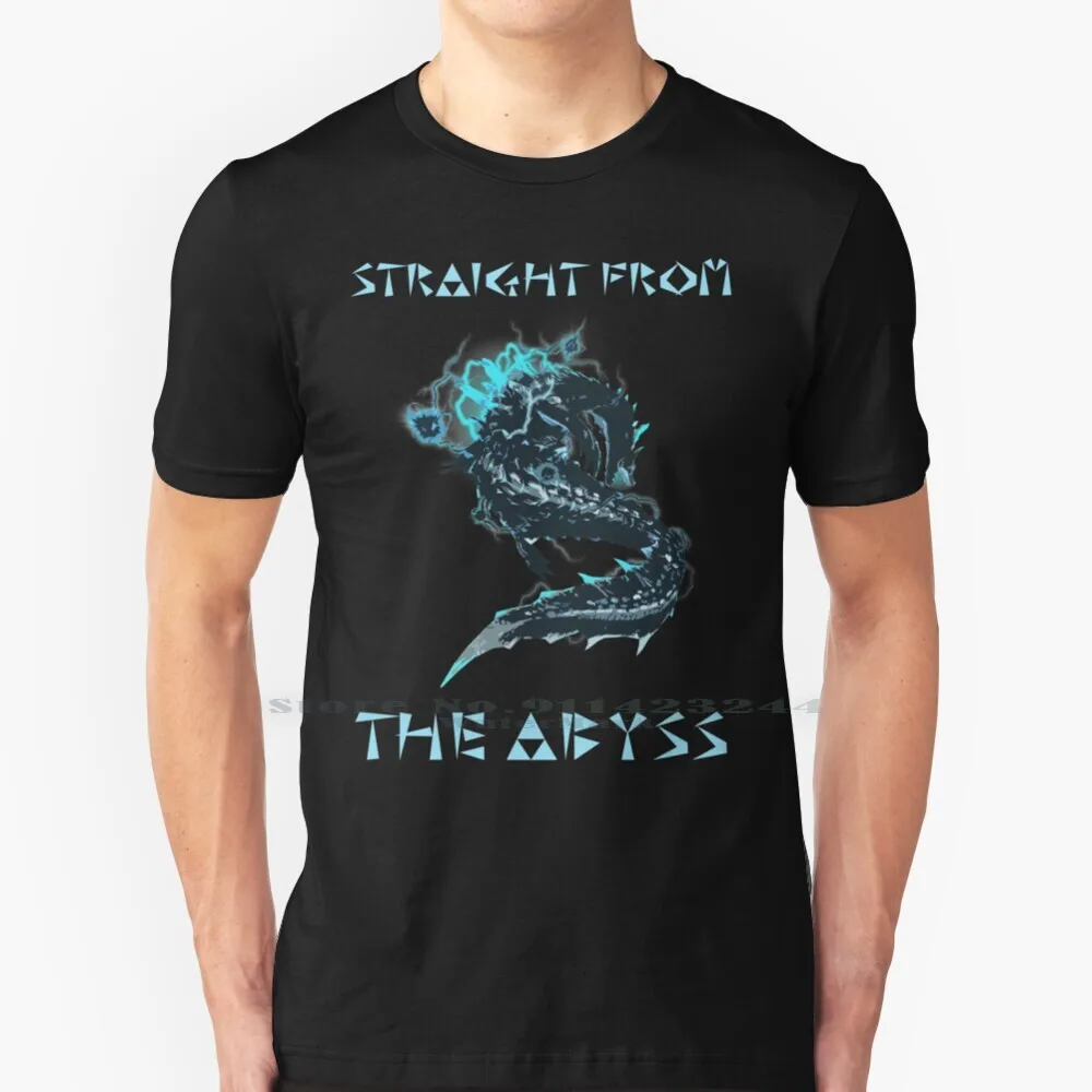 Lagia Straight From The Abyss T Shirt 100% Puro Cotone Monster Hunter 4 Ultimate Dinosaur Wyvern Magala Seregios Kecha Wacha