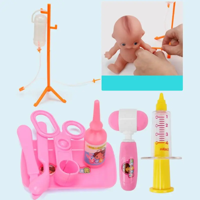 21 шт./компл. имитированные игрушечные чемоданчики доктор медицинский чехол для детей детские развивающие игрушки инструменты