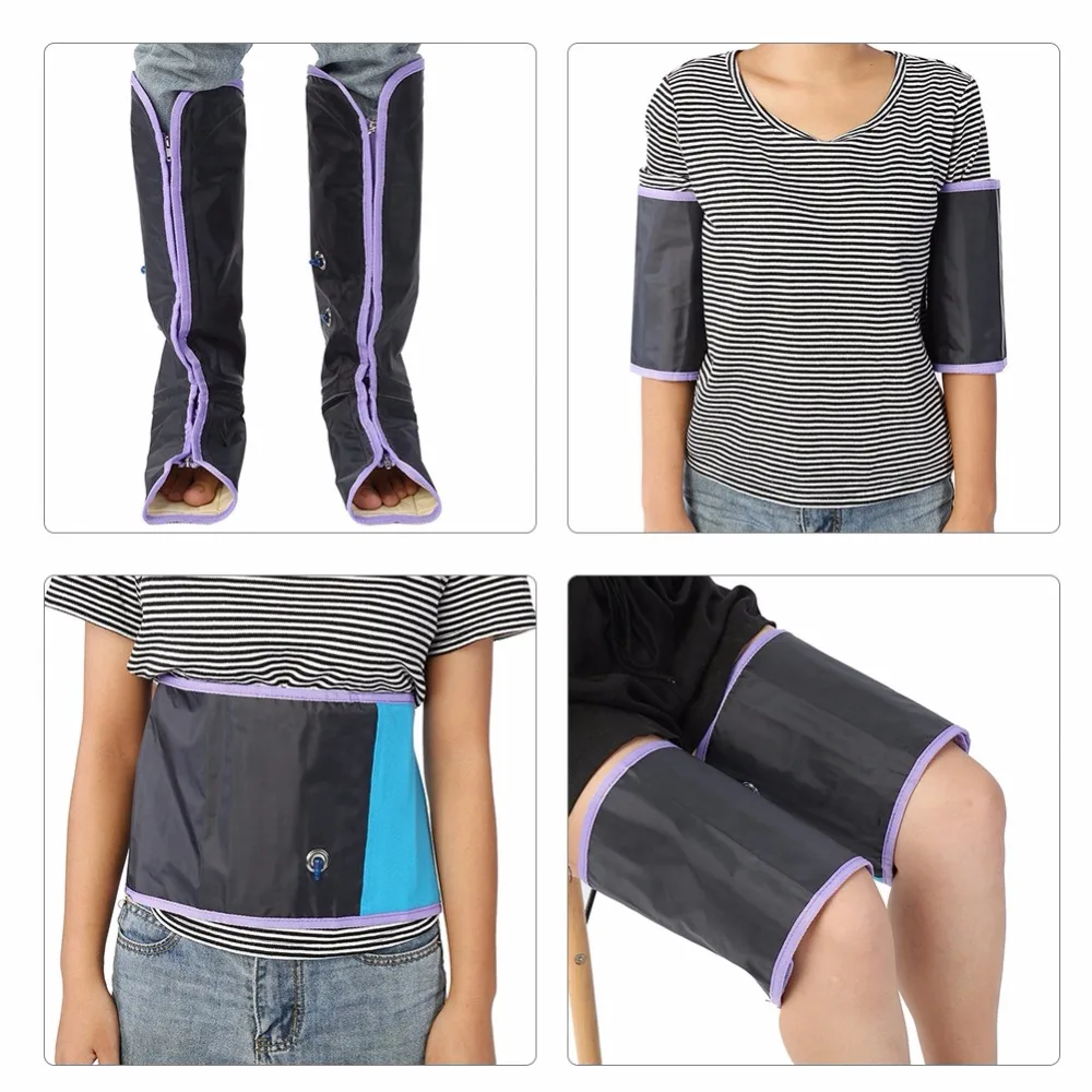 HOT Air Compression Leg Massager Electric Circulation Leg Wraps For Body Foot Ankles Calf Therapy