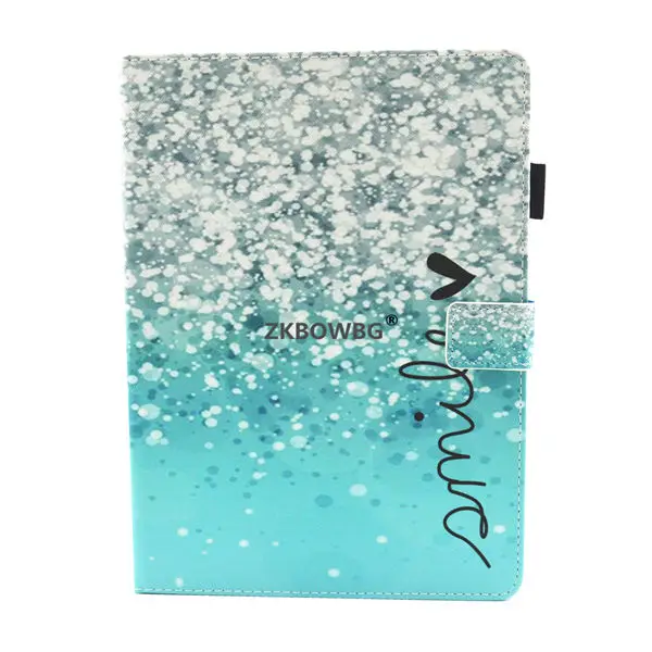 Qi.Pao Smart Case for Apple iPad 7th Generation 10.2 inch A2200 A2198 A2232 Cute Cartoon Cover Funda Stand Shell For iPad 10.2 - Color: Qi.Pao