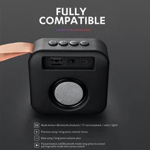 Portable Bluetooth Speaker Mini Wireless Loudspeaker