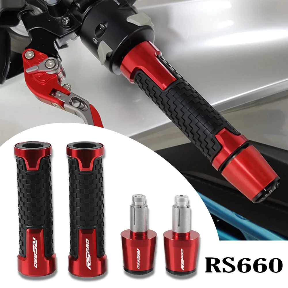 

Motorcycle Accessories Aluminum Handlebar Grips For Aprilia Tuono 660 Tuono660 RS660 RS 660 2020 2021 Handle Bar Cap End Plug
