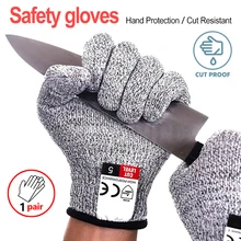 Multi Function Anti Cut Gloves Cut Proof Stab Resistant Stainless Steel Wire Metal Mesh Kitchen Butcher Cut-Resistant Gloves