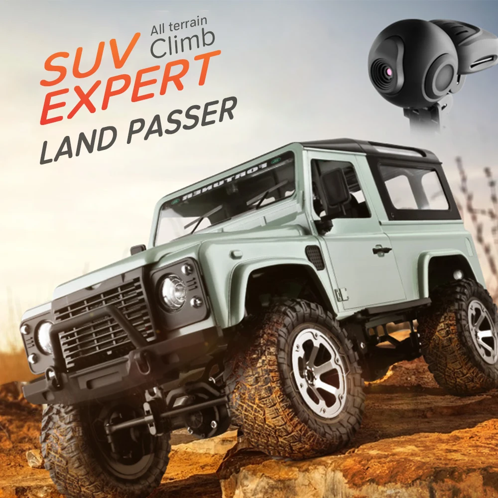 

Remote Control Toys/RC Cars All-terrain 480P camera off-road climbing car 1:16 RC 2.4GHz 4WD metal frame truck vehicle boy gift