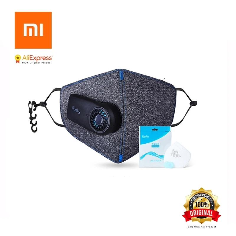 Оригинальный Xiaomi чисто анти загрязнения воздуха маска с умным PM2.5 перезаряжаемый