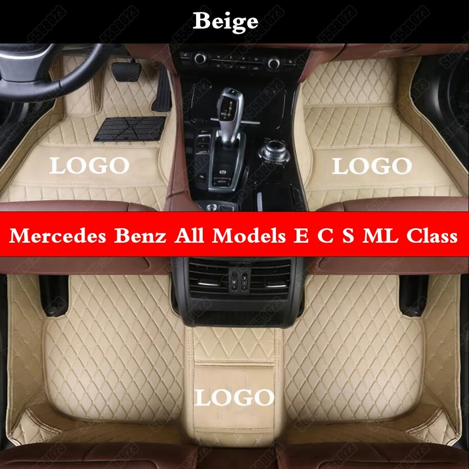 

Car Floor Mats for Mercedes Benz All Models E C ML GLK GLA GLE GL S R A B CLK SLK CLA CLS G GLS GLC Class Sedan Foot Mat Pad Rug