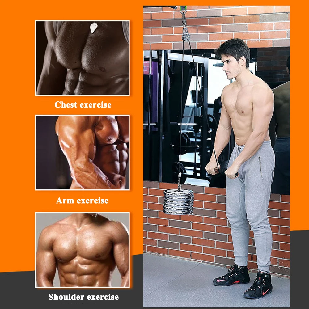 Wrist Forearm Exerciser Arm Pull Roller Rope Biceps Triceps Strong Power Stick Workout Training Fitness Hand Gripper Strengths