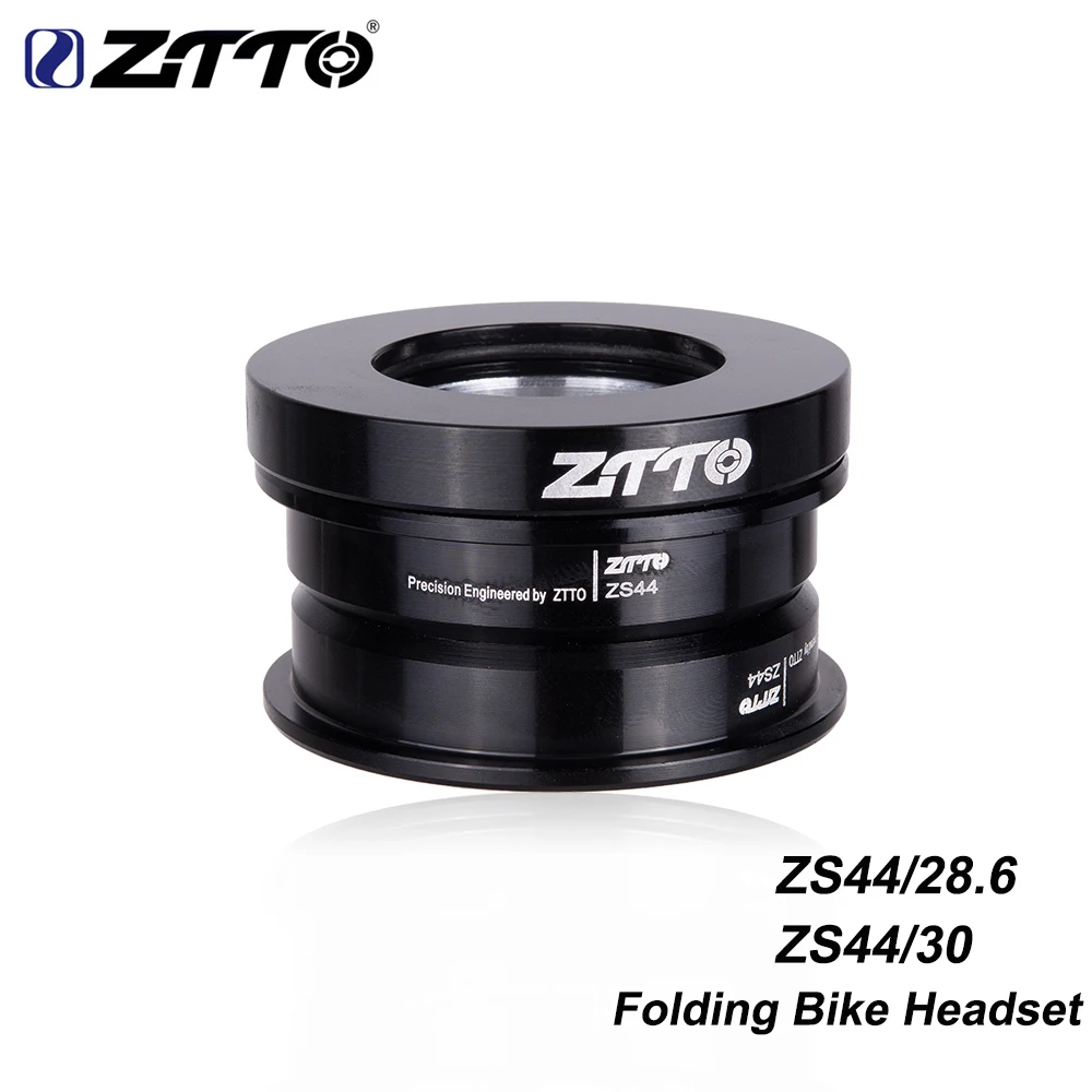 ZTTO F4444S складное кольцо для велосипеда 44 мм рулевой ЧПУ 1 1/" 28,6 мм прямая трубка вилка интегрированный угловой контактный подшипник