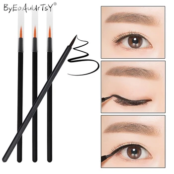 

Makeup Brushes 50/100pcs Disposable Eyeliner Wand Applicator Cosmetics Maquiagem Eyeliner Professional Man-made Fiber Brush Head