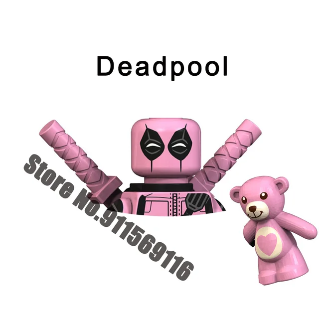 Superhero Building blocks Loki Sylvie Iron Man Spiderman Hulk Thor Captain America Venom Groot Thanos Vision Falcon Deadpool Toy A-XP035