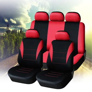 

9pcs for 5 Seat Car Seat Cover Automobile Seat Protector Cushion Front Rear Breathable Universial Net