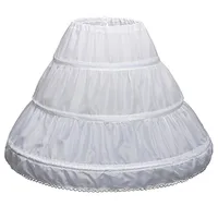 3 Hoops Cancan Children Flower Girl Petticoat Crinoline Underskirt Wedding Accessories For Flower Girl Dress 1