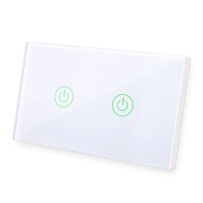 Lonsonho RF433 + Wifi Smart Switch US Tuya Smartlife App Wireless Remote Control Touch Wall Light Switch Alexa Google Home