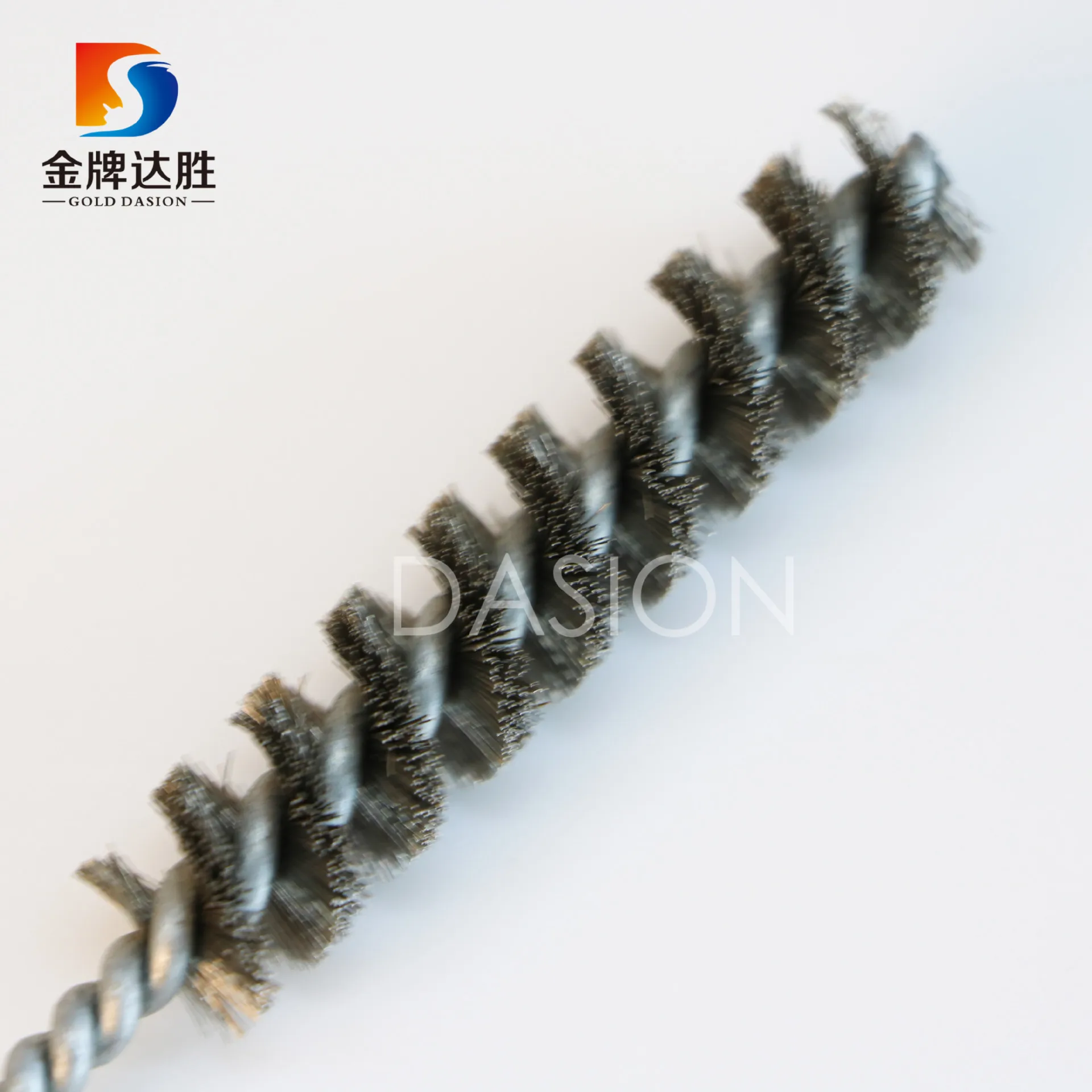 [Manufacturers Direct Selling] Ridge Design Steel Wire Grind Polishing Torsion Brush Pipeline Cleaning Brush