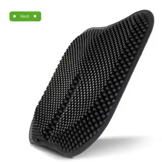 B Модная 3D дышащая силикагелевая подушка для автокресла, нескользящая Мягкая комфортная Массажная подушка для дома, офиса, стула, коврик - Цвет: B