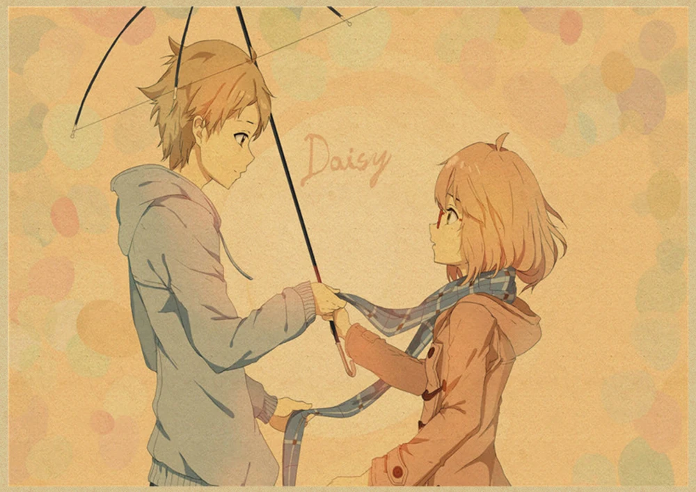 Японское аниме kyoukai no kanata стикер стены украшения комнаты обои