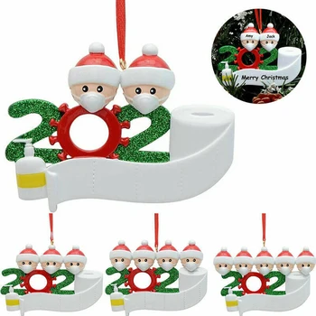 

Christmas 2020 Snow Family Santa Home Party Hanging Ornaments Gifts Christmas Decoration Gift Personalized Hanging Pendants