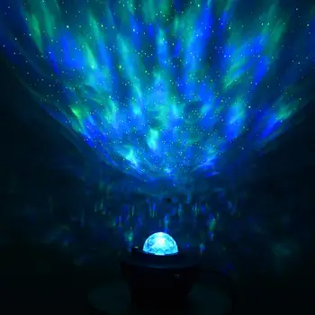 

Projector Colorful Nightlight Bluetooth Flashing Lamp Starry Sky Night Light LED Remote Control Bluetooth Music Player For Party