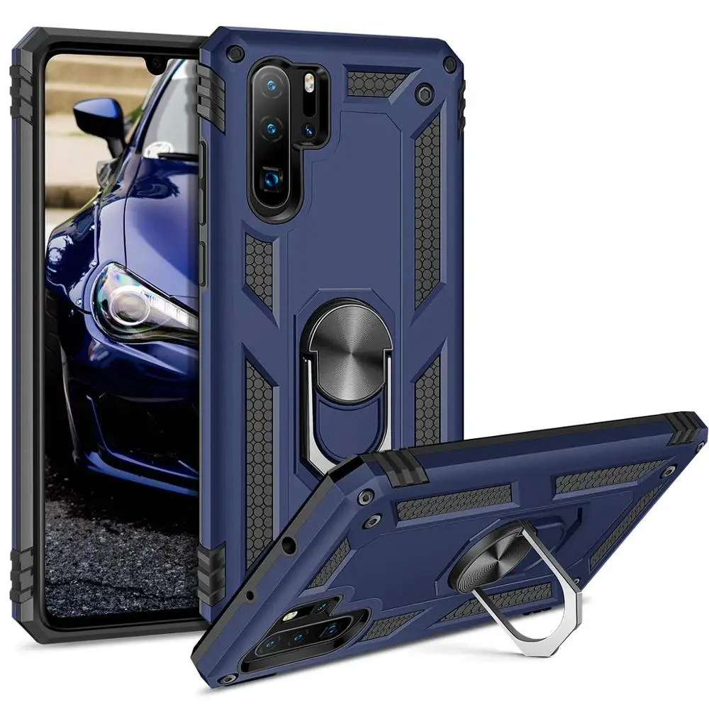 Case For Huawei P30 P20 Lite Pro Cover Ring Kickstand Car Mount Mate 20 X Y6 Y7 Y5 Y9 Prime 2019 Nova 5 5i 4 |