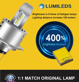 

Canbus Erreur Libre H4 9003 HB2 80W 18000lm PhilipsLumileds Chip Voiture LED Phare Kit H / L Double Faisceau DRL Lampe Conduite