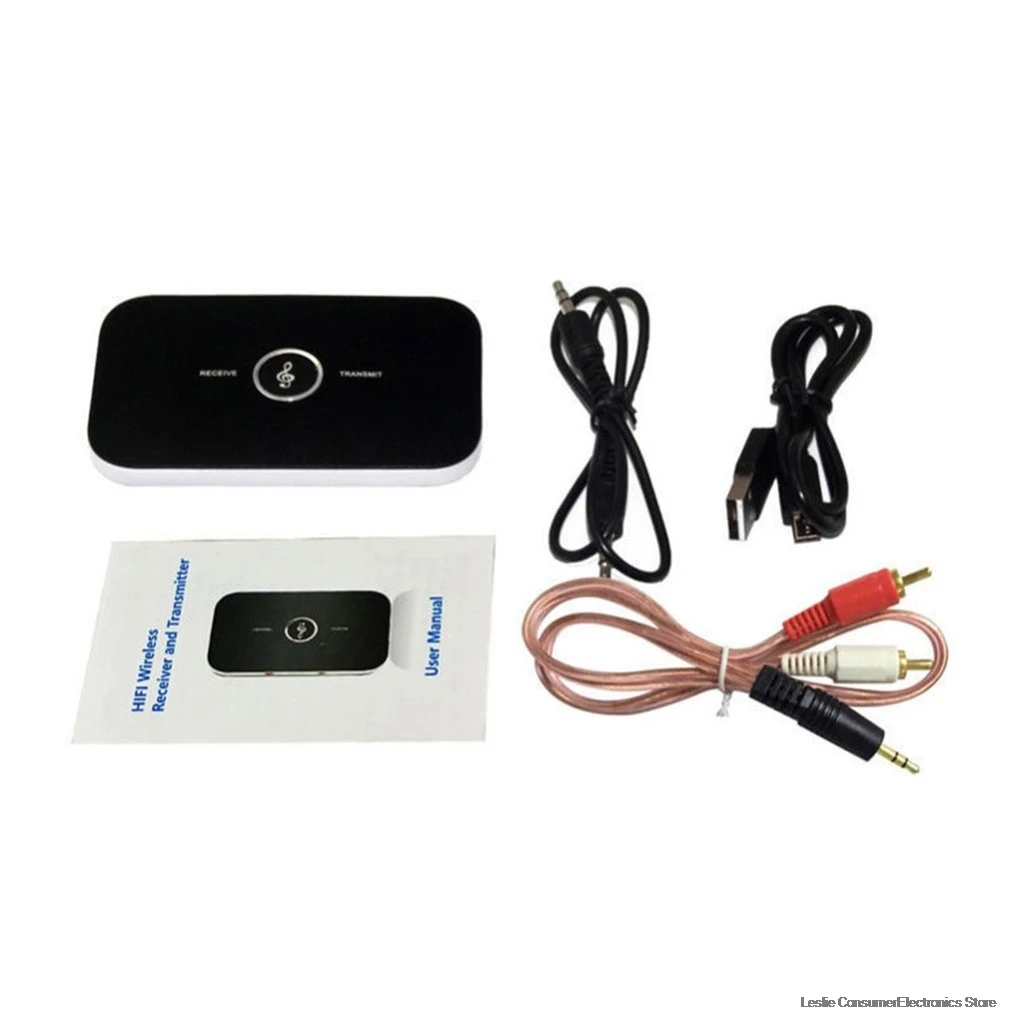 Hifi 2 в 1 Bluetooth 4,1 аудио передатчик приемник беспроводной A2DP Bluetooth аудио адаптер Портативный аудиоплеер Aux