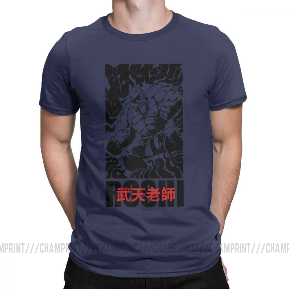 Roshi Dragon Ball мужские футболки Goku Super Saiyan Vegeta Dbz аниме ультра сон Харадзюку футболки с коротким рукавом хлопок - Цвет: Тёмно-синий