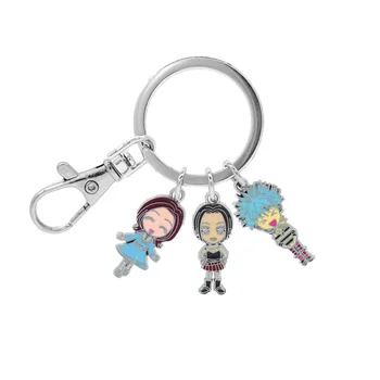 

Anime cartoon NANA keychain Oosaki-Nana Komatsu-Nana Ichinose Takumi Takagi Yasushi Terashima Nobuo Serizawa Layla metal keyring