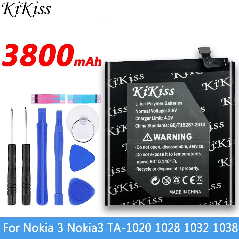 3800 мАч для nokia HE330 Смартфон батарея большой емкости