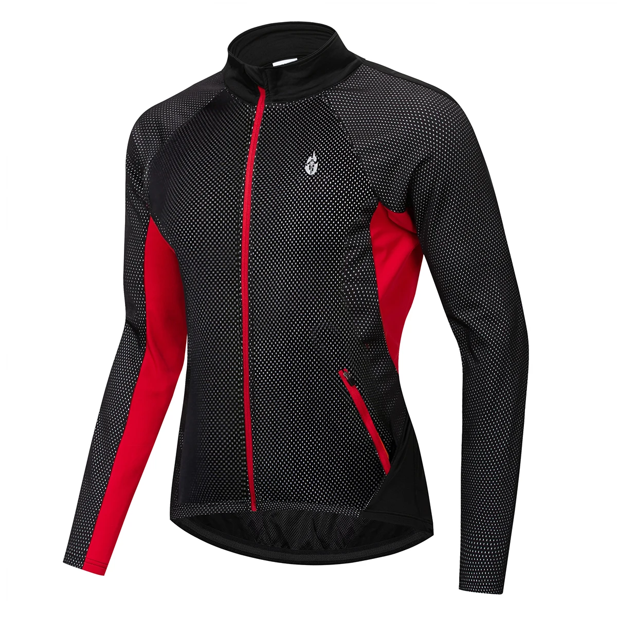 

WOSAWE Men's Winter Thermal Windproof Cycling Jacket MTB Bike Bicycle Windbreaker Water Repellent Sports Clothing Bicycle Jersey