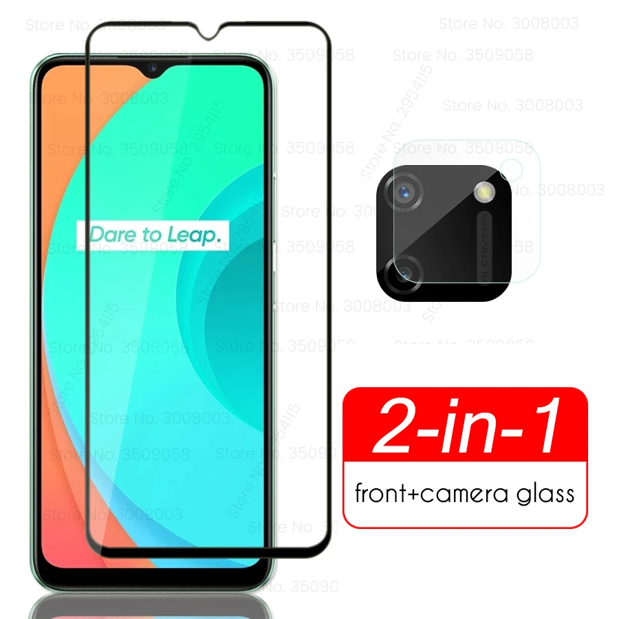 Realmi c11 protetores de câmera de vidro para oppo realme real c11 c 11 11c vidro protetor em realmec11 rmx2185 6.5 cover film capa de filme