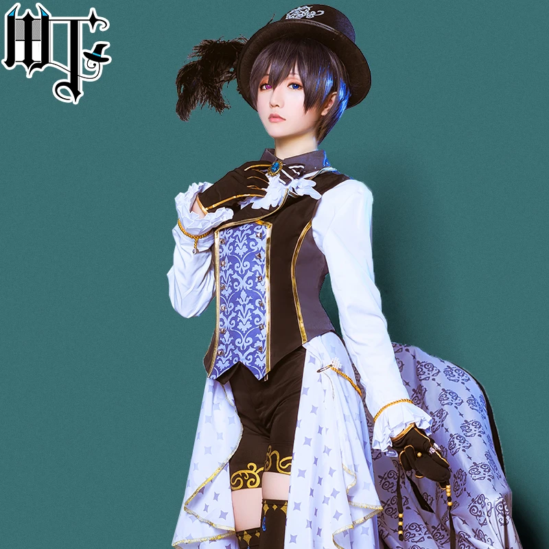 Аниме Черный Дворецкий Ciel Phantomhive Sun Awaken Косплей Костюм Yume 100 Cos Хэллоуин Униформа