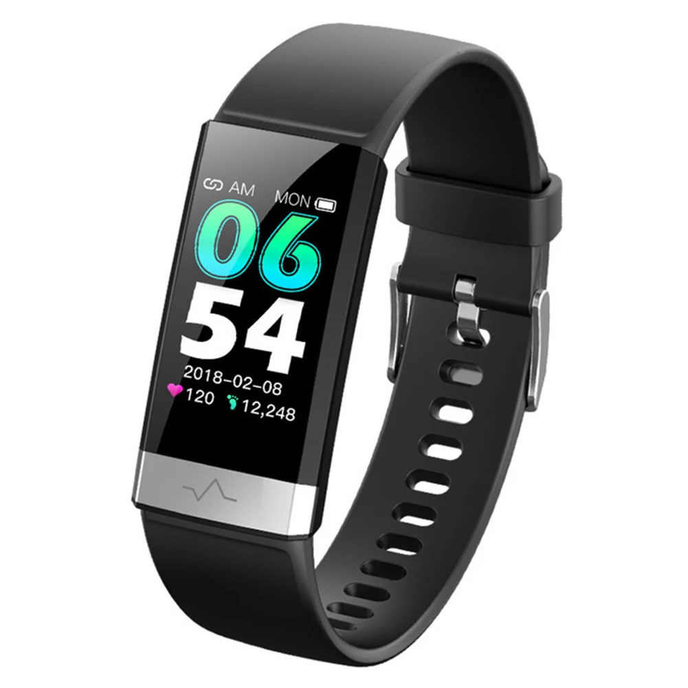 V19 ECG Bluetooth4.0 Heart Rate Blood Pressure Sleep Monitoring Smart Bracelet USB Port Charging Smart Bracelet