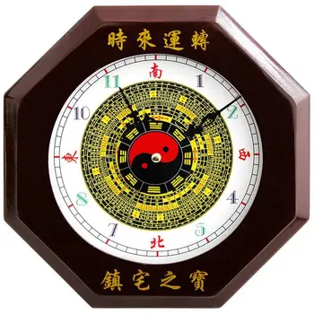 

Purpose Ward Off Evil Spirits Wall Clock Ancient East Town House Taoism Gossip Quartz Wall Clock Compass 23cm G188