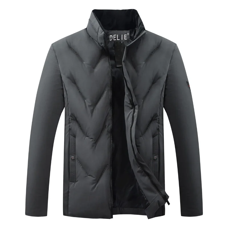 Winter Men Parkas Abrigo Hombre Causal Zipper Outwear Parka Men Clothes Pockets Warm Jackets Coats Male Casaco Masculino