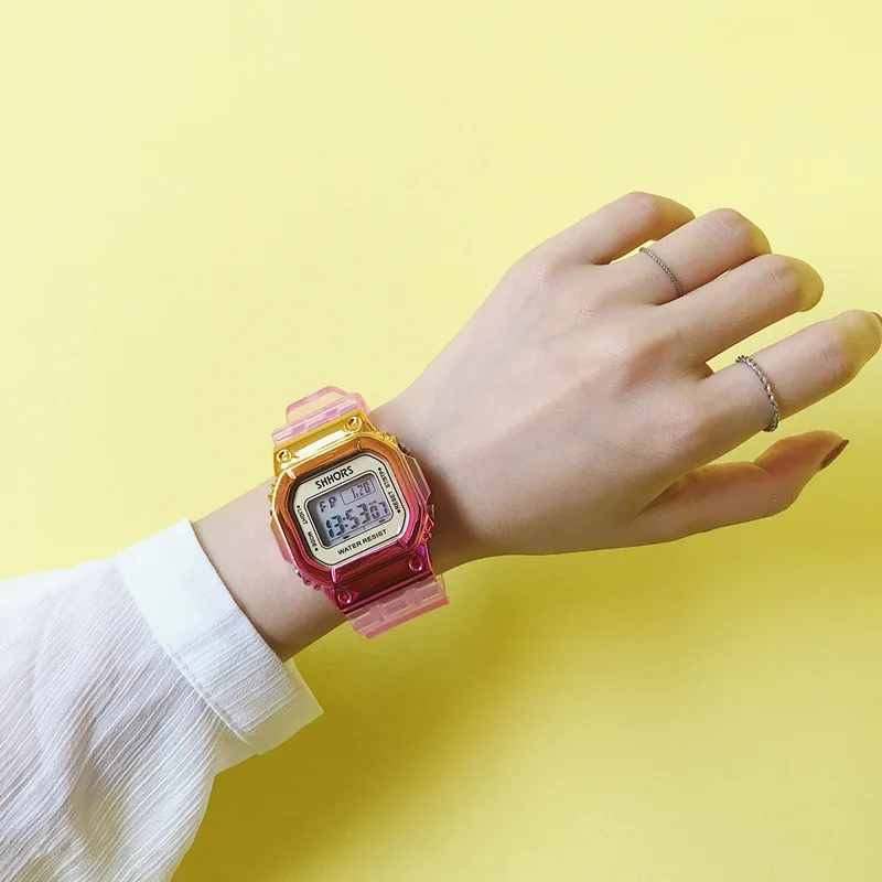 Роскошные брендовые военные наручные часы для мужчин G часы шок цифровой светодиодный часы мужские водонепроницаемые спортивные мужские часы Relogio Masculino - Цвет: Золотой