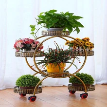 Комнатный Многоэтажный Железный Художественный Цветочный горшок для гостиной, рамка для украшения ботаники, домашний каркас