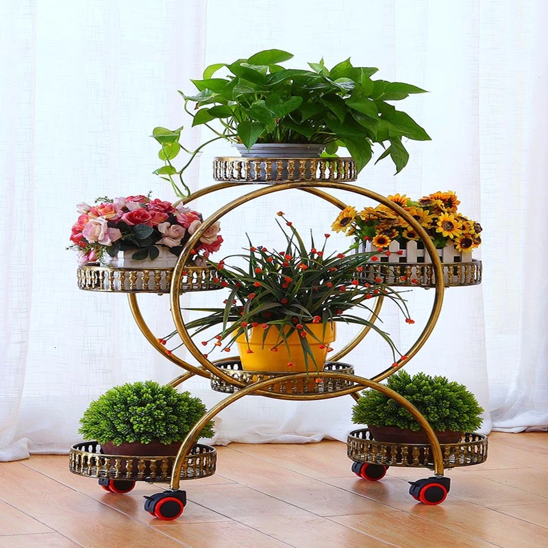 

Indoor Multi-storey Iron Art A Living Room Flowerpot Frame Decorate Botany Frame Household